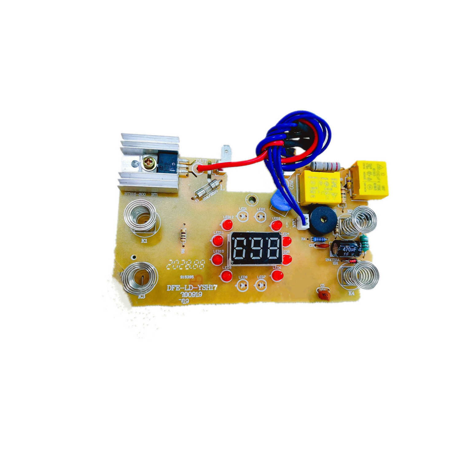 便捷智能电水壶控制板方案开发设计 养生壶PCBA线路板来图做样