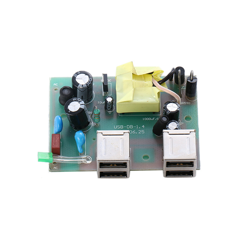 USB控制板 双口排插充电板 手机充电器控制器 USB线路板 厂家供应